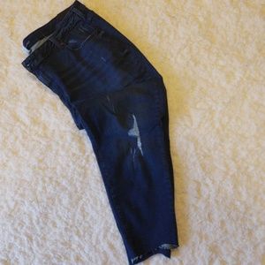 Dark denim jeans
